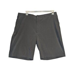 Ben Hogan Mens Gray Performance Golf Shorts Size 38 Polyester/Elastane Blend